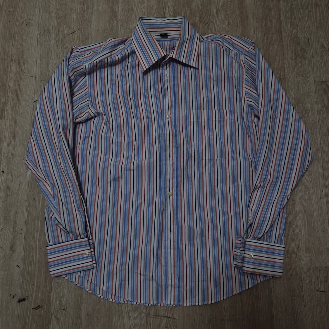 폴스미스 런던 버튼다운 스트라이프 긴팔 셔츠 L(100) 상품이미지1