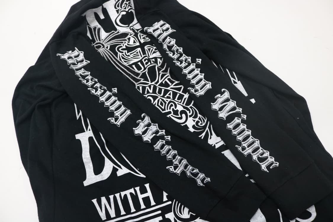 MKR 고딕 크로스 그래픽 블랙 롱 가디건 상품이미지5