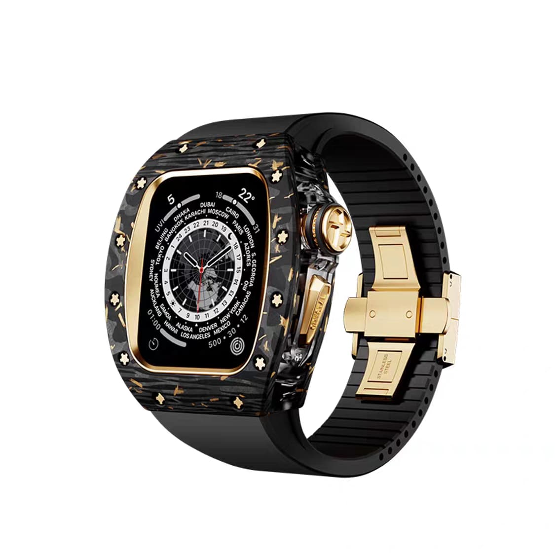 Oceanora 리차드 밀 탄소 섬유 애플 워치 케이스 상품이미지1