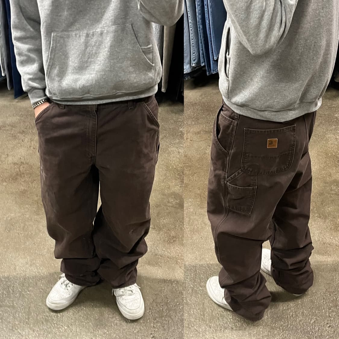 Carhartt 브라운 카펜터 팬츠 (33“) 상품이미지1
