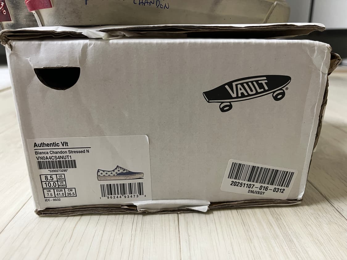 반스볼트X비앙카샹동 어센틱 LX US8.5 265 상품이미지8