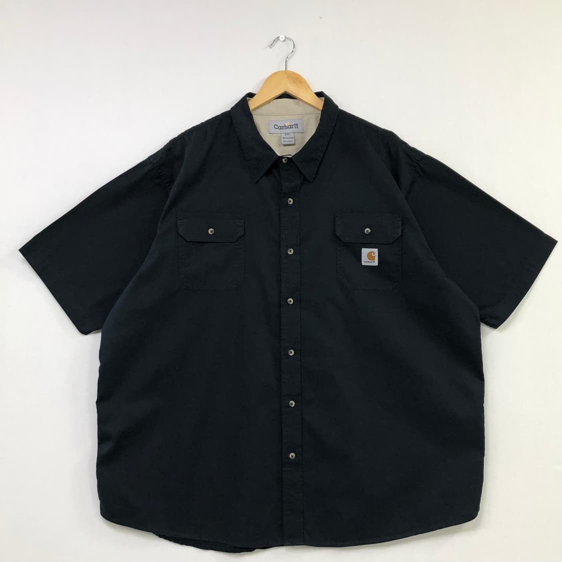 Xxl 칼하트 블랙 워크 셔츠 상품이미지2
