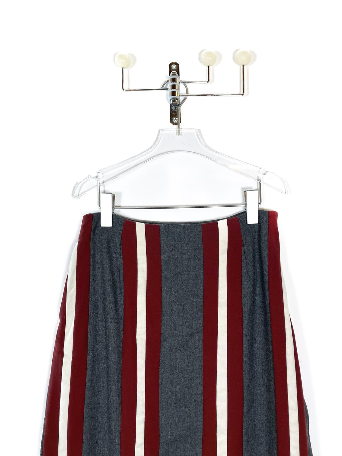 꼼데가르송 트리콧 AD 2000 스트라이프 울 스커트 상품이미지2