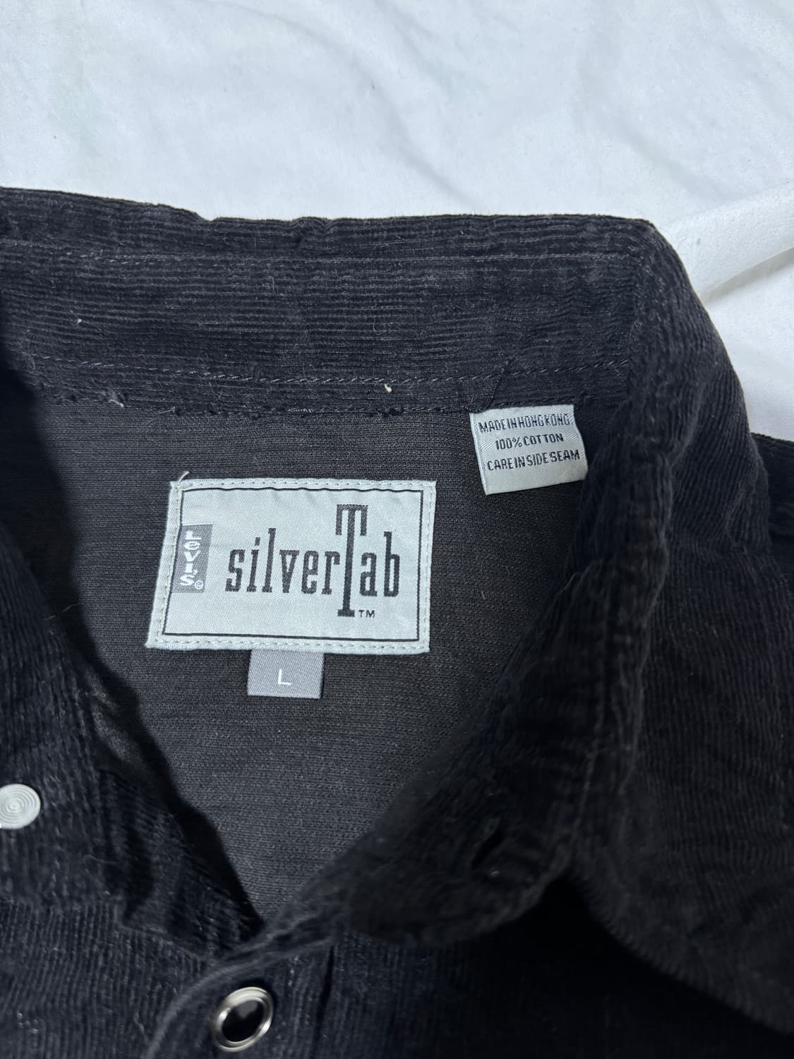 90s 리바이스 실버탭 코듀로이 셔츠 상품이미지6