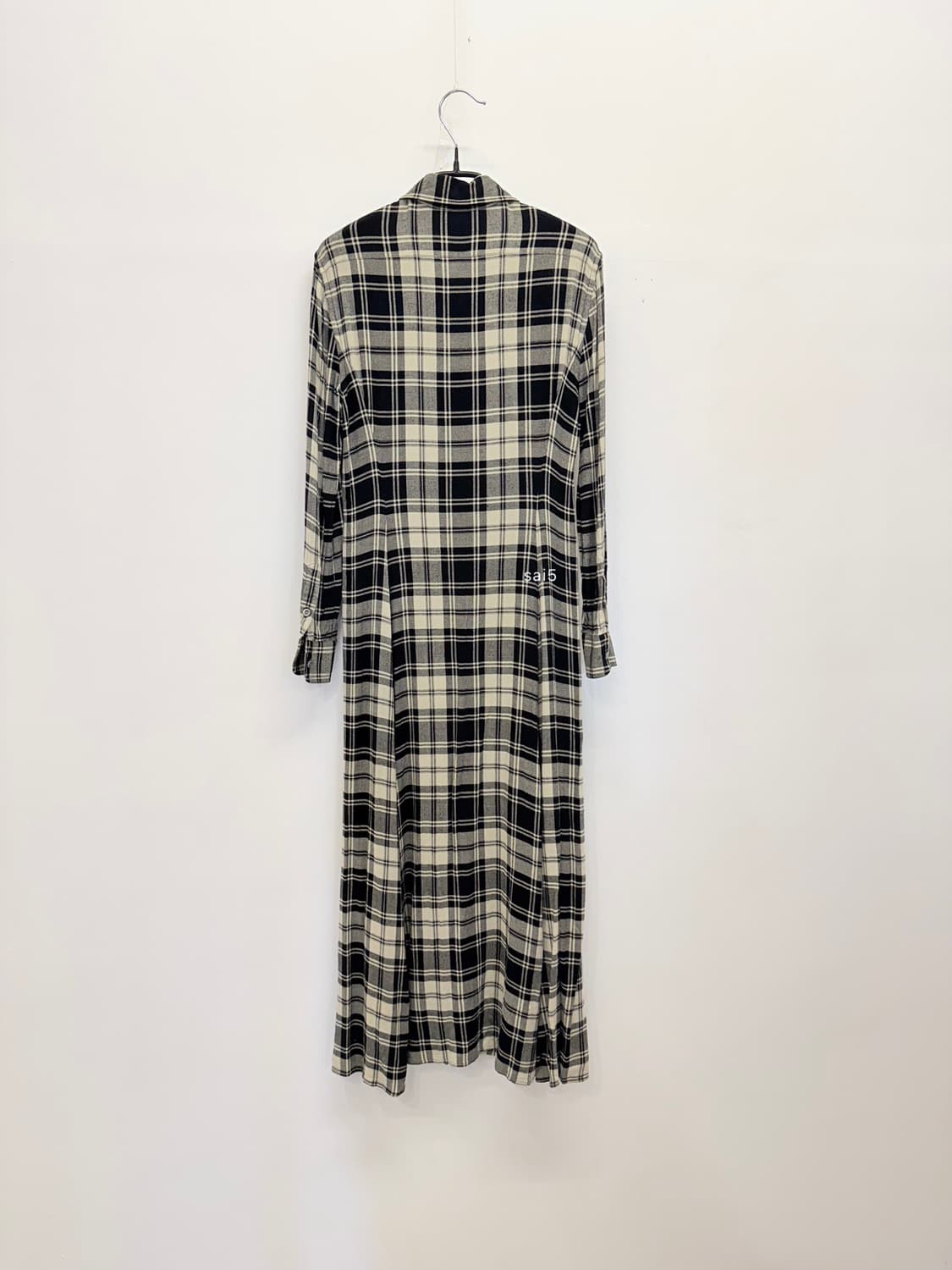 랄프로렌 체크 셔츠 롱원피스 상품이미지2