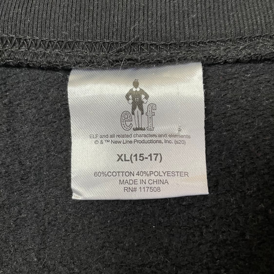 elf 크리스마스 프린팅 기모 맨투맨 스웻셔츠 XL 상품이미지4