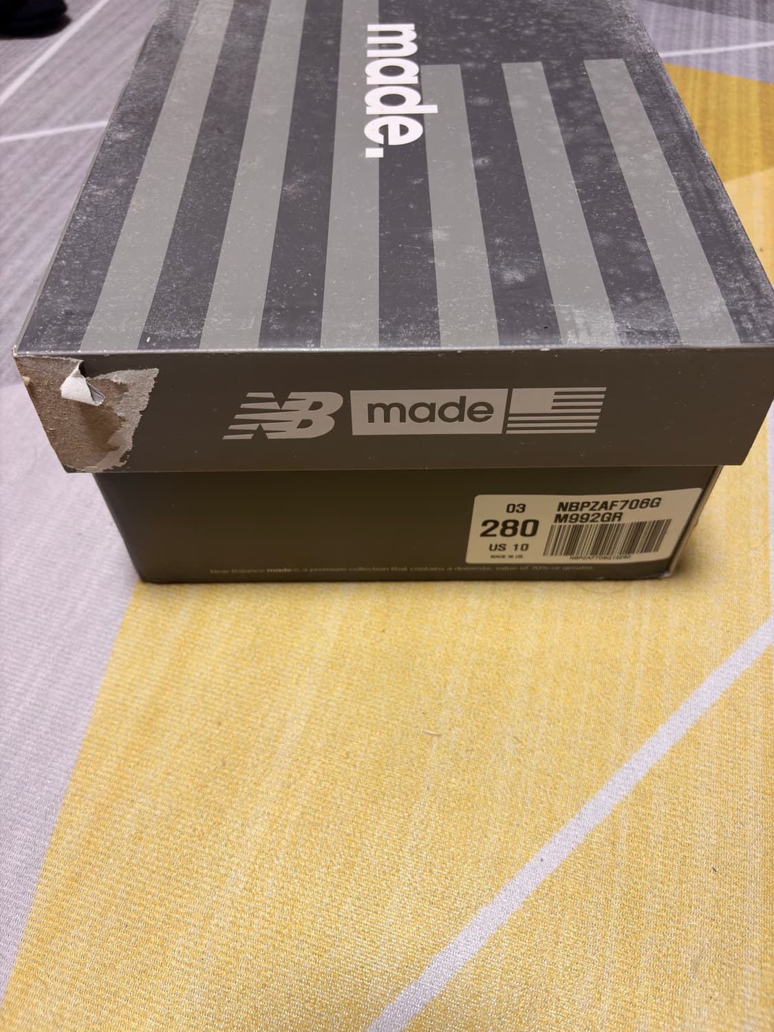뉴발란스 992 280사이즈 상품이미지5