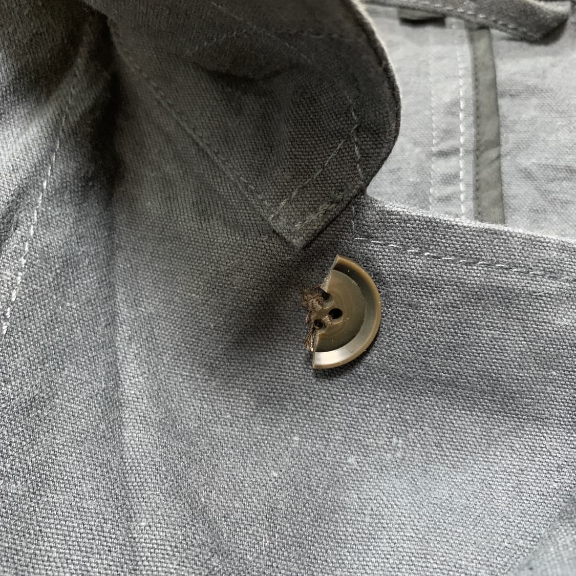 L) MUJI 무인양품 06s 비매품 샘플 덕캔버스 워크 초어자켓 상품이미지8