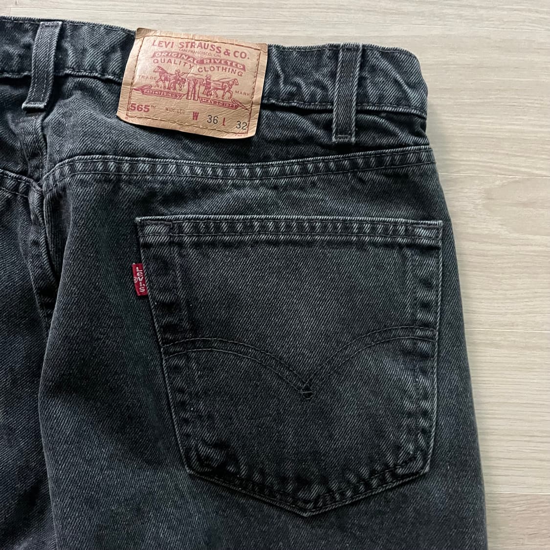 [36] 90s 빈티지 리바이스 565 블랙 상품이미지7
