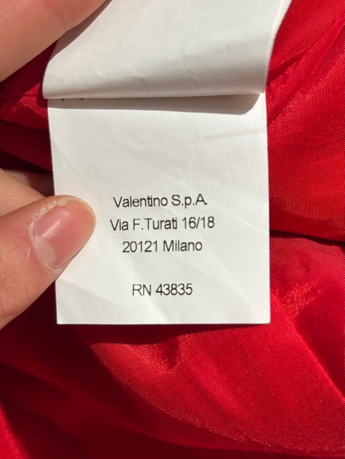 발렌티노 레드 리본 울 롱 코트 상품이미지10