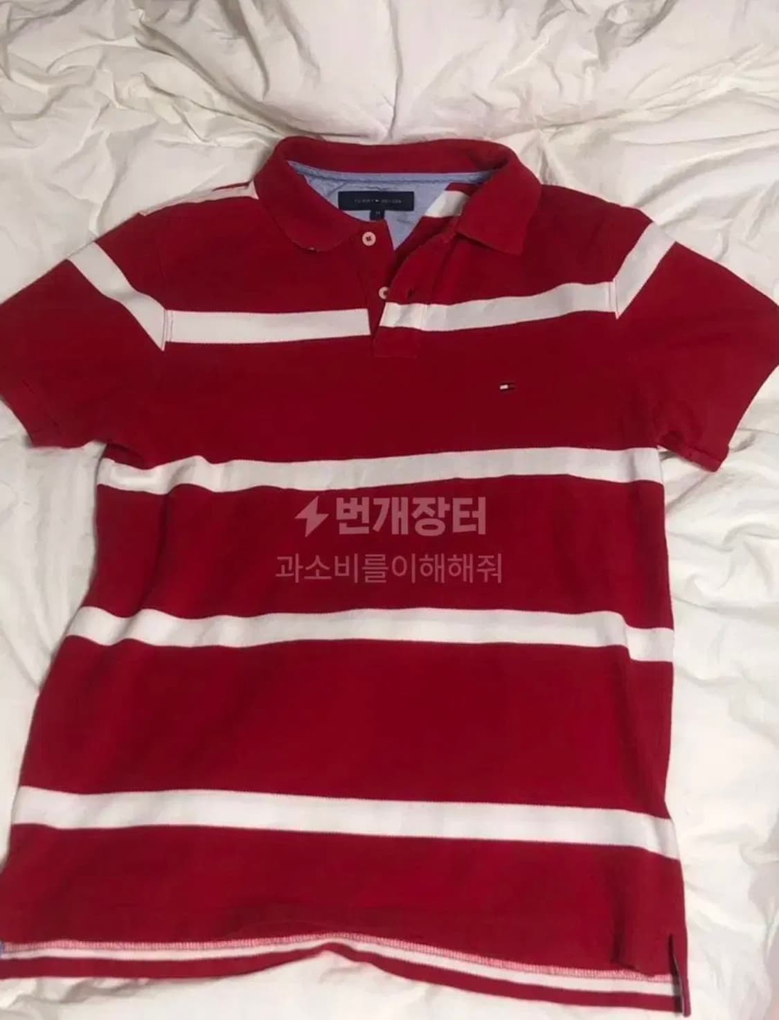 타미힐피거 카라 반팔티 상품이미지1