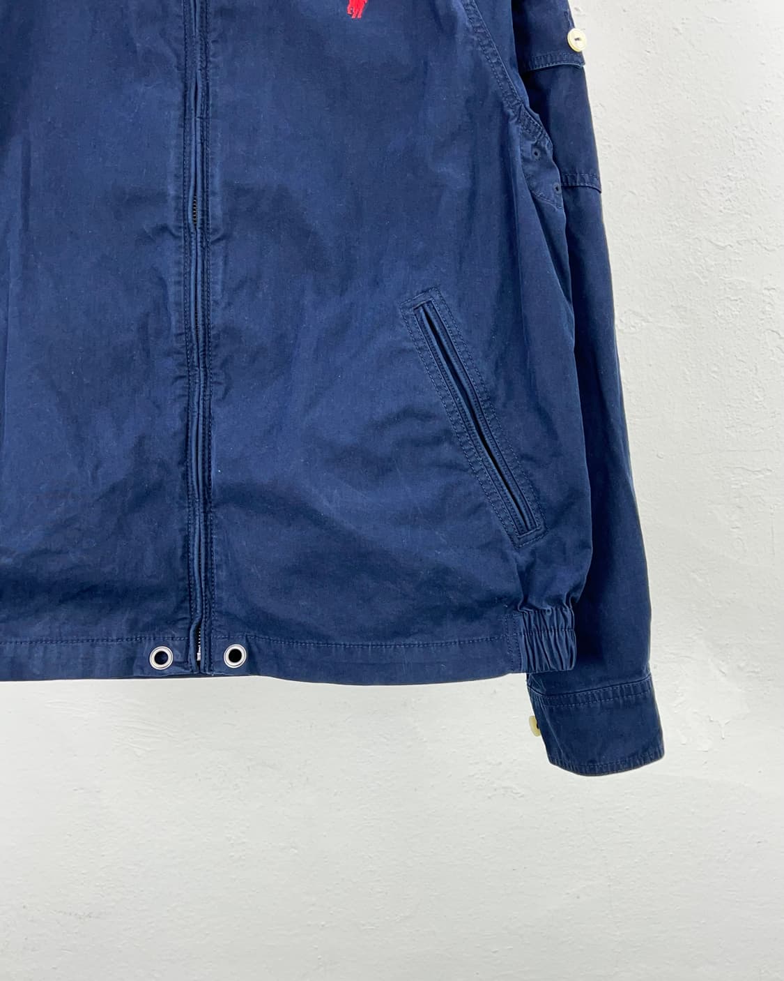 폴로 랄프로렌 딥 네이비 폴리쉘 유틸리티 풀 스냅 후드 자켓 상품이미지5