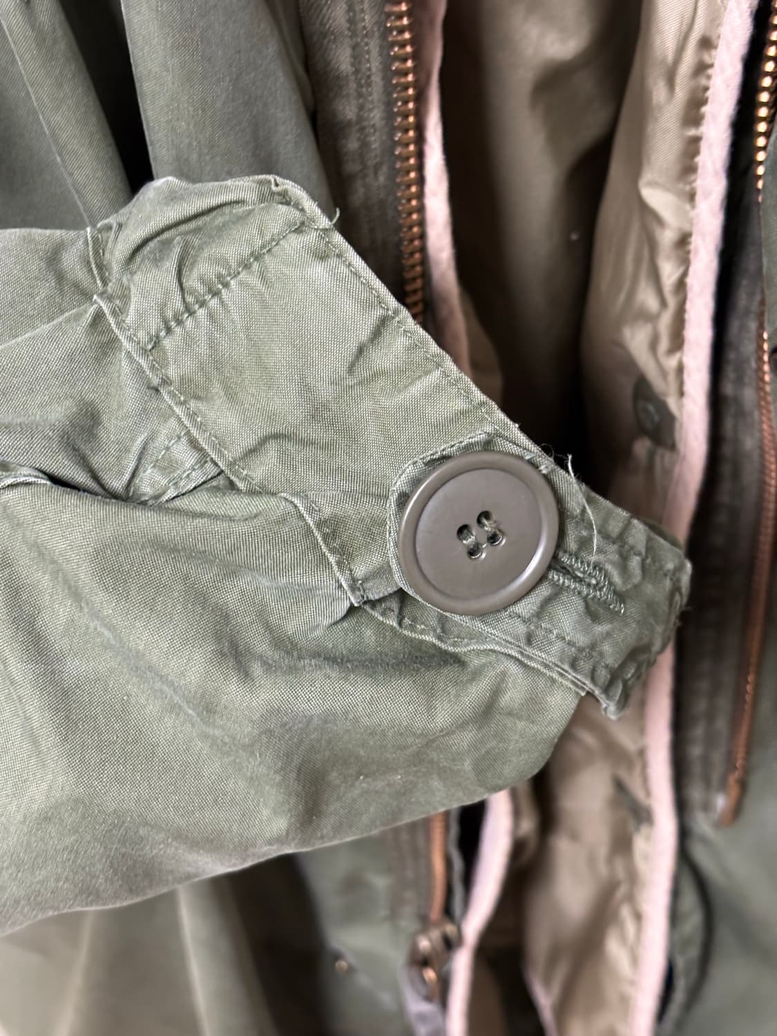 US army 미군 80s 오리지널 M65 피쉬테일 파카 S 상품이미지5