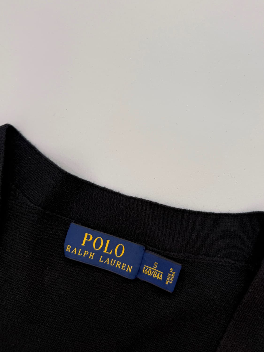 폴로 랄프로렌 루즈핏 신형라벨 블랙 가디건  상품이미지4