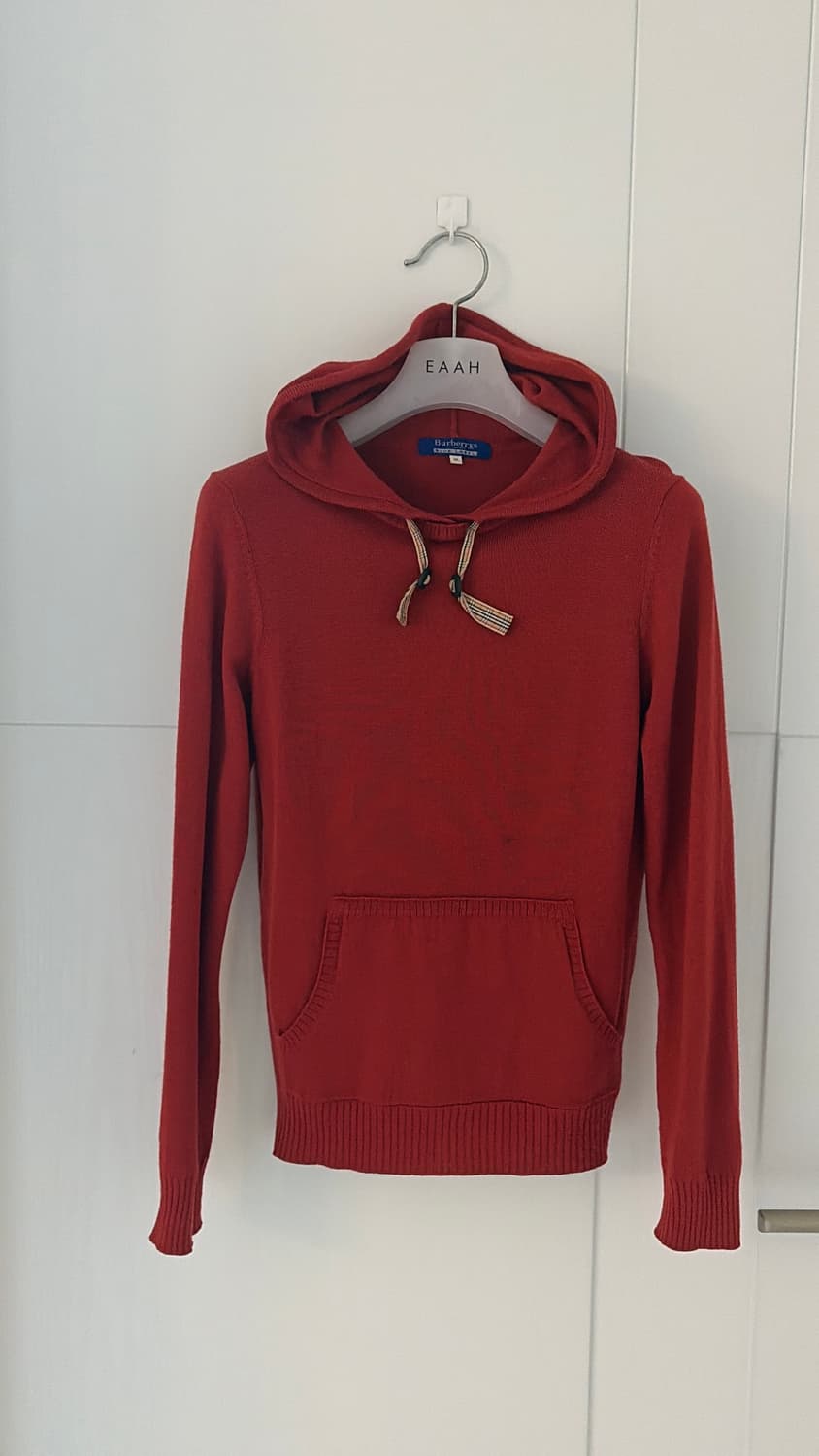 버버리 레드 후드니트 44,55 정품  상품이미지1