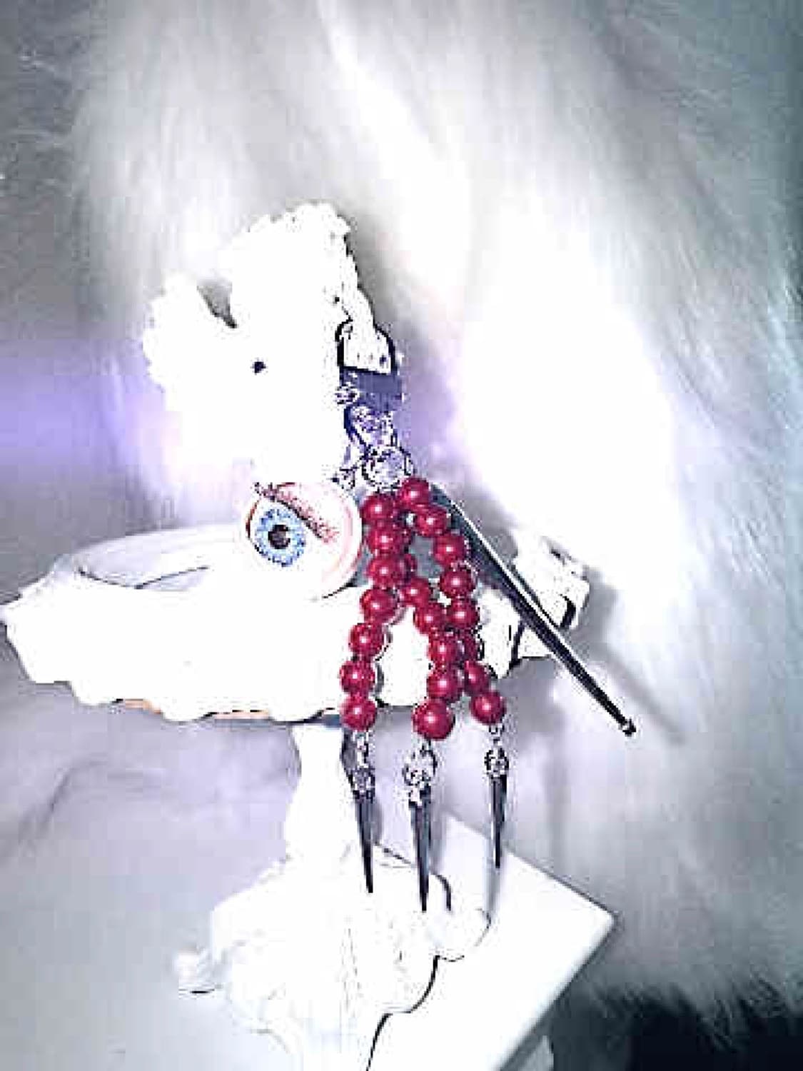 punky eye keyring red 상품이미지3