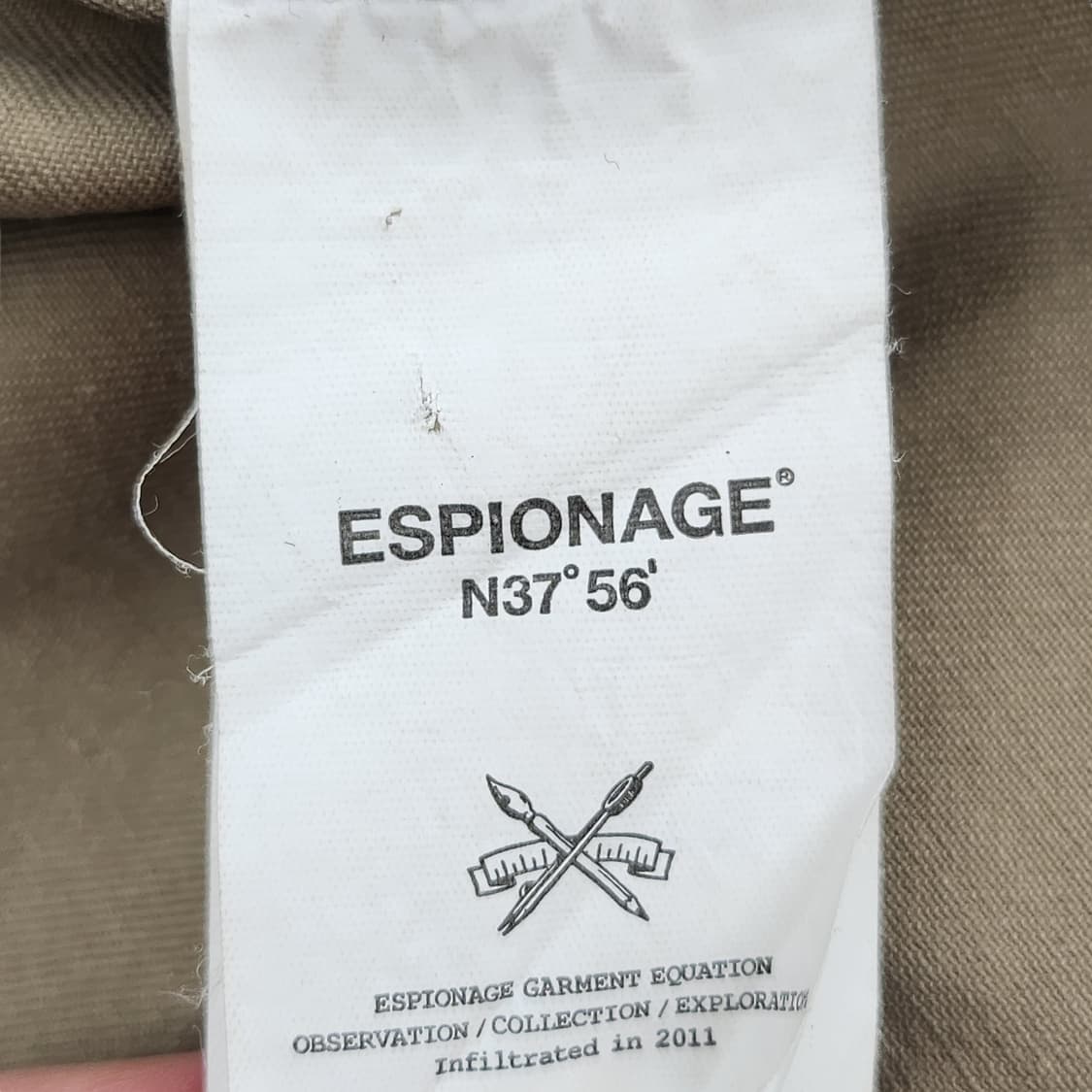 에스피오나지 베이지 셔츠 자켓 상품이미지7