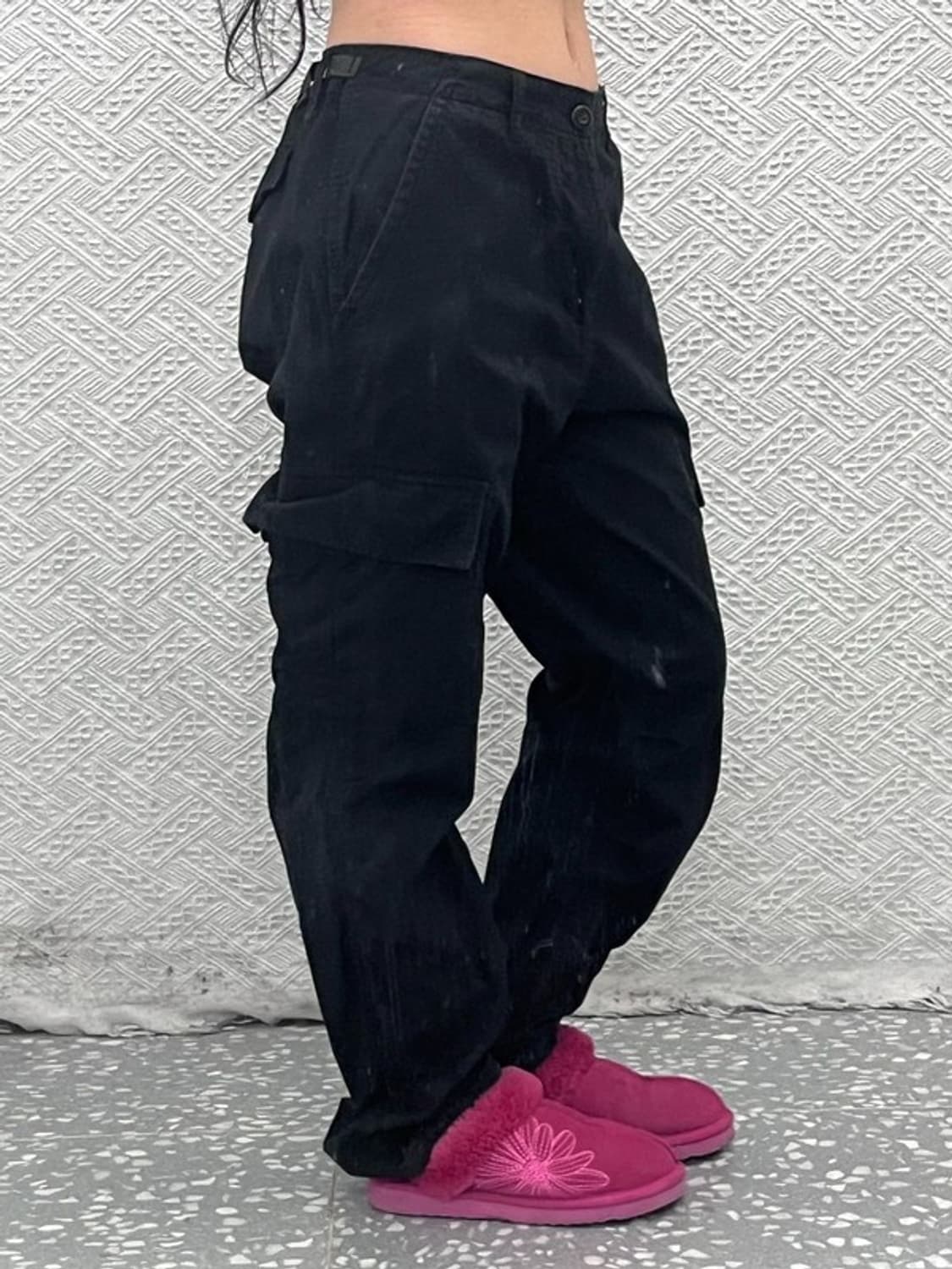 슈퍼드라이 빈티지 레트로 스트릿 힙합 카고팬츠 34인치 C08310 상품이미지1