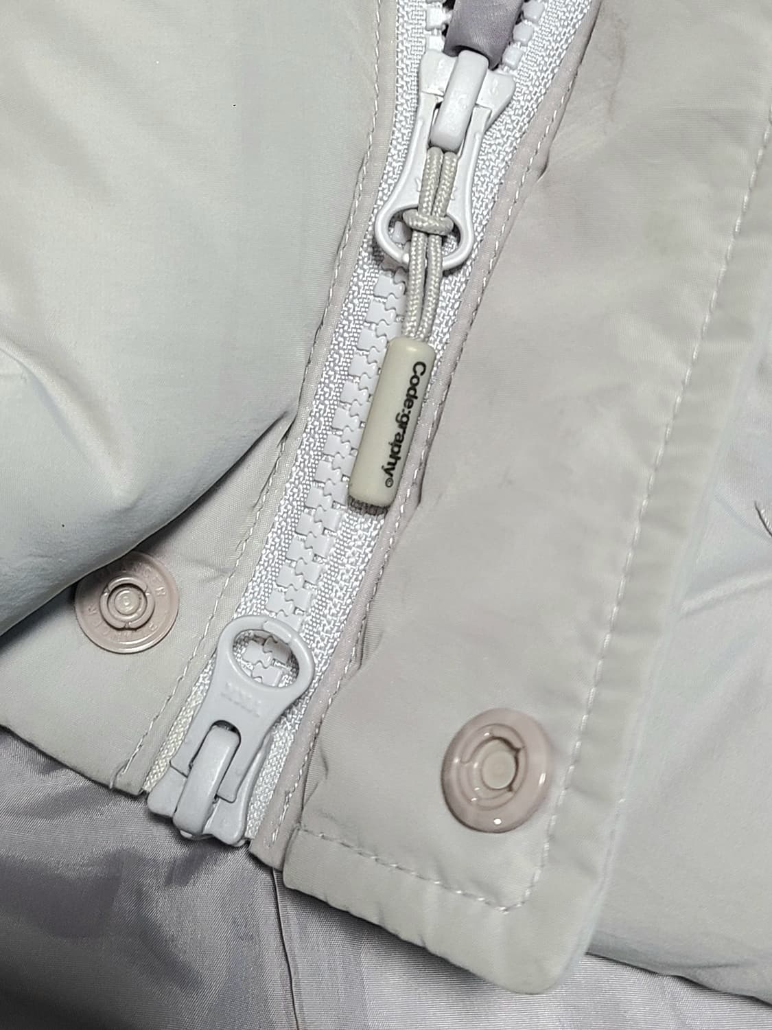 코드그라피 그레이 유틸리티 덕다운 숏 패딩 M 상품이미지5