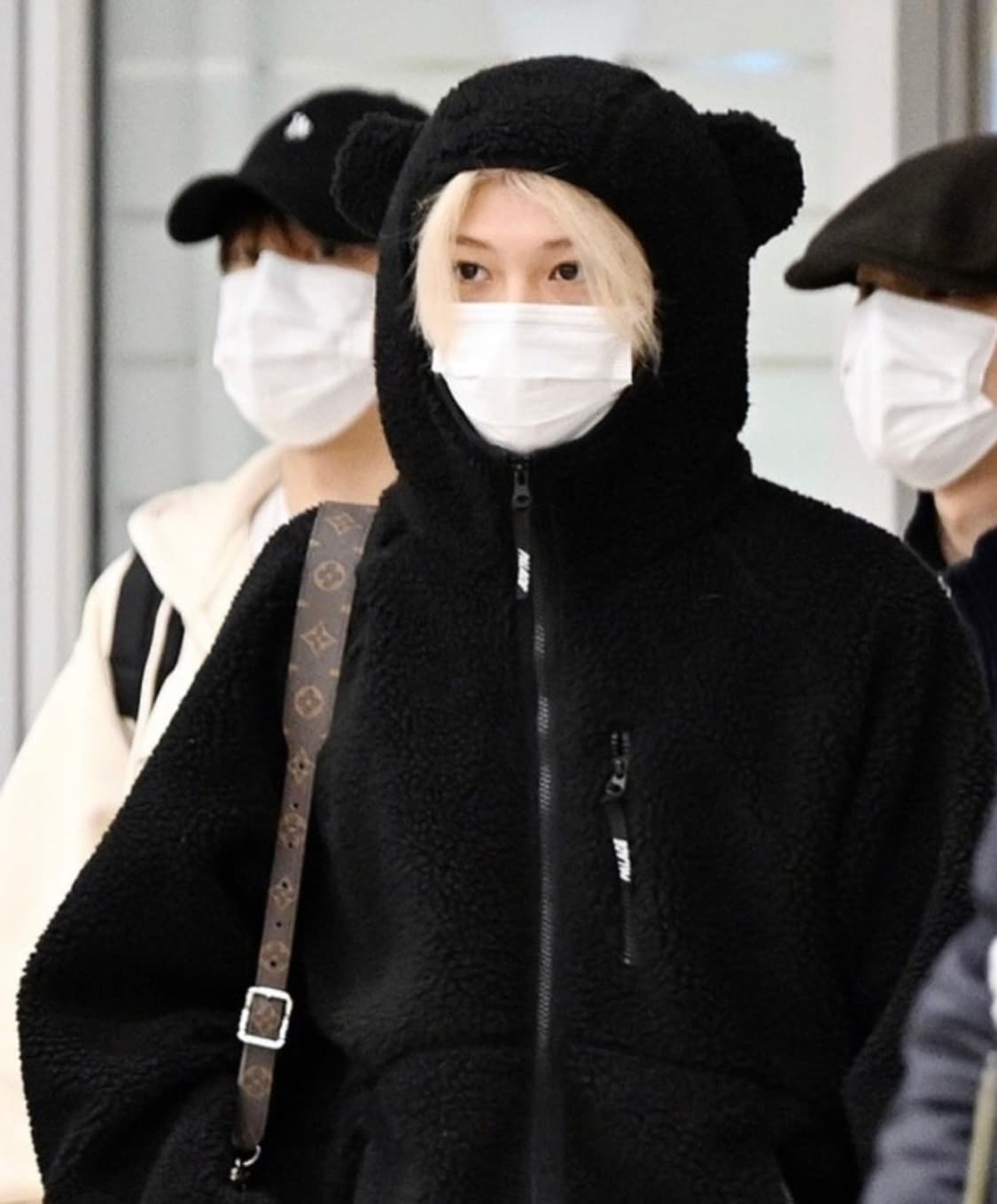 [M] 팔라스 테디 플리스 자켓 소프트 화이트 상품이미지3
