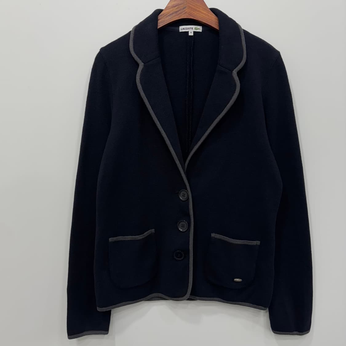 Lacoste 모리걸 니트 블레이저 자켓 상품이미지1