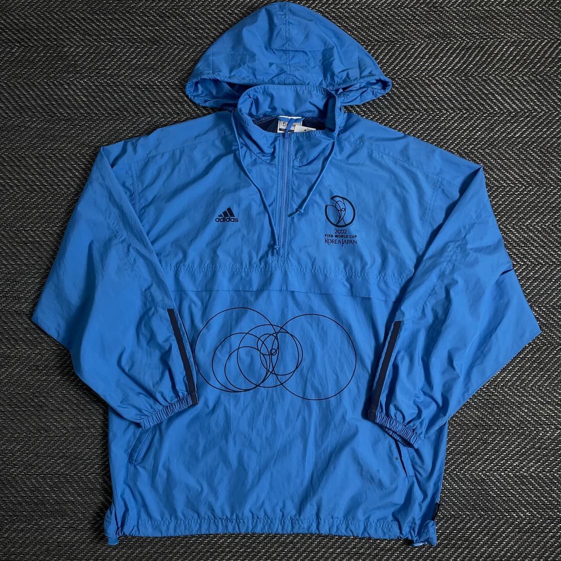 아디다스 2002 월드컵 올드스쿨 빅로고 우븐 아노락 웜업y 2870 상품이미지2