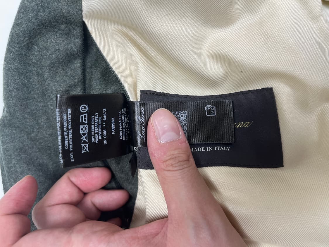 로로피아나 울 패딩자켓 s(100-105)사이즈 (새상품) 상품이미지7