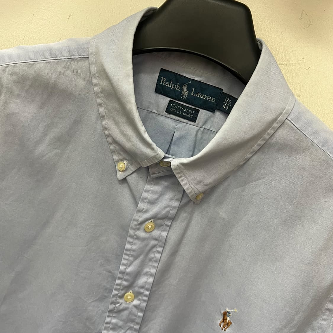 폴로 랄프로렌 커스텀핏 스카이 블루 반팔 드레스 셔츠 L~XL 상품이미지3
