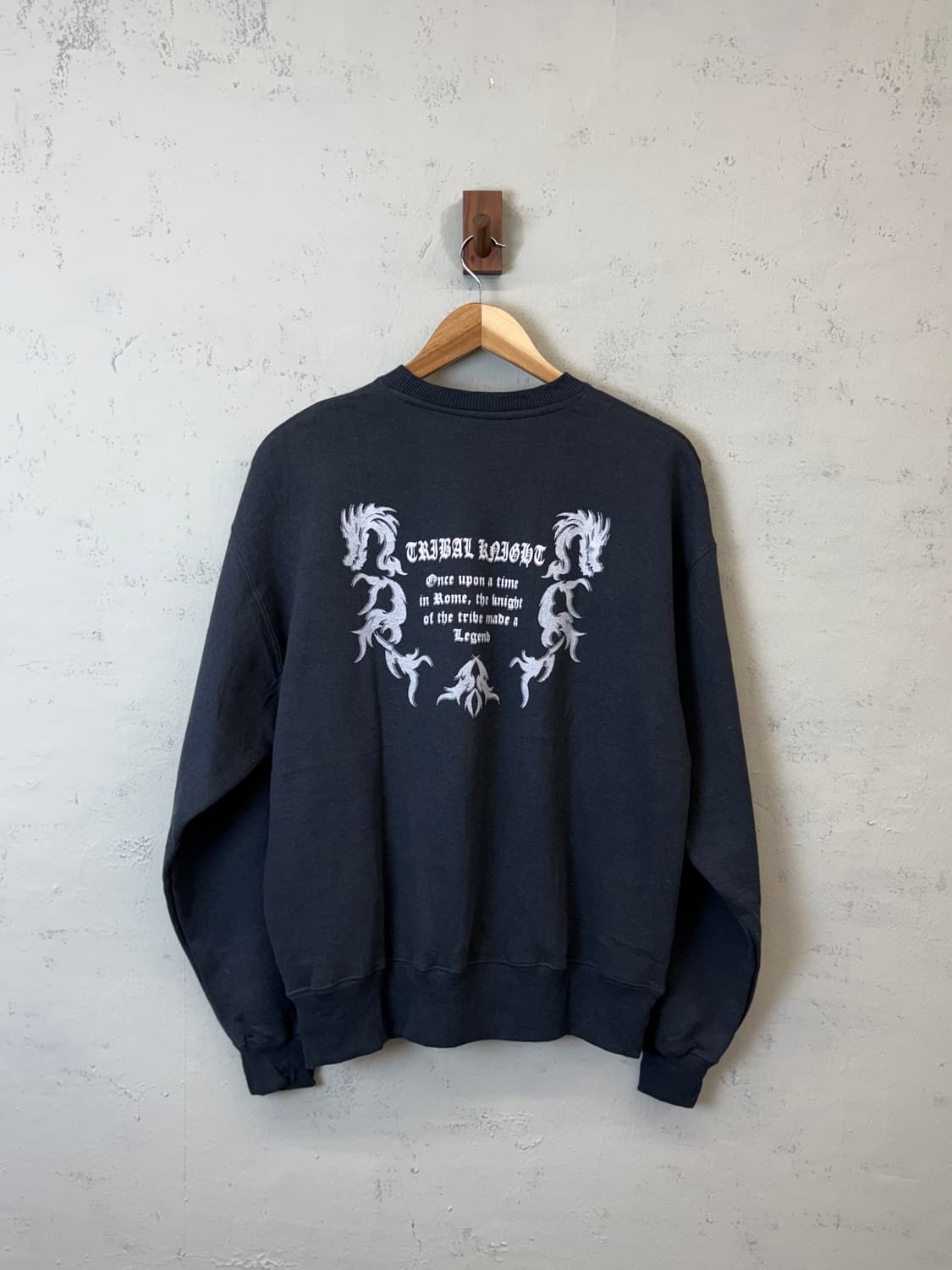 JPN 빈티지 드래곤 프린팅 맨투맨 상품이미지2