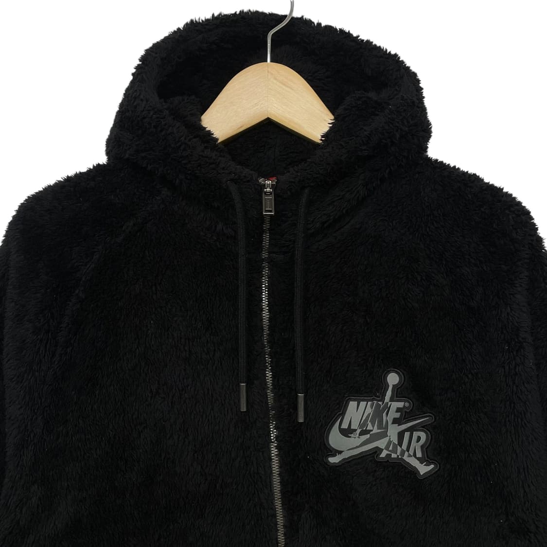 나이키 조던 쉐르파 후드 집업 자켓 블랙 상품이미지3