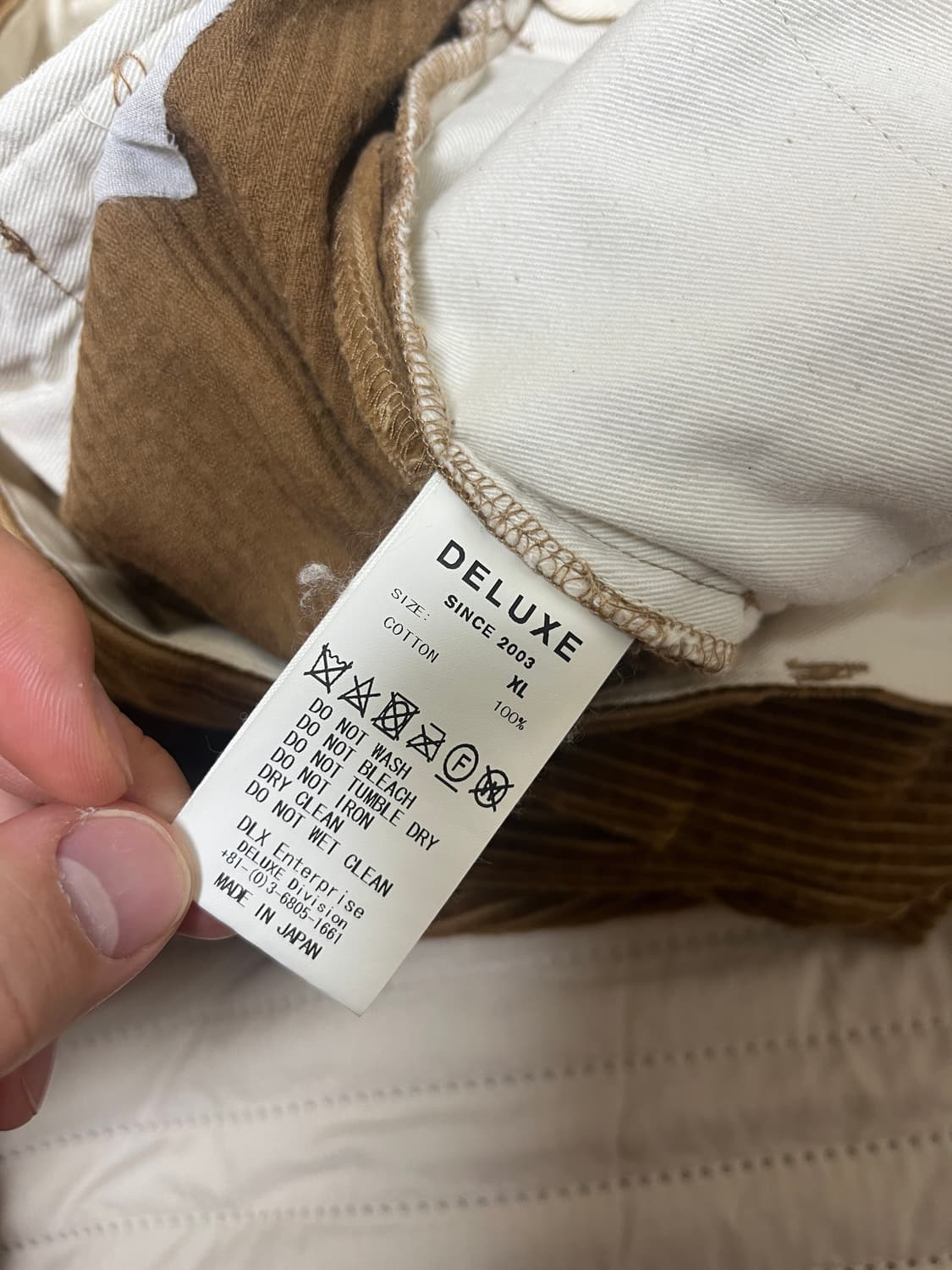 [42] deluxe jp 디럭스 재팬 와이드 코듀로이 팬츠 상품이미지8