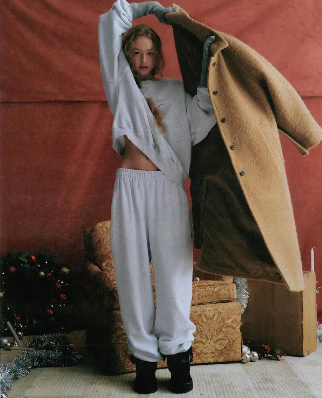 리본빛 ribbonbit 알파카 코트 상품이미지2