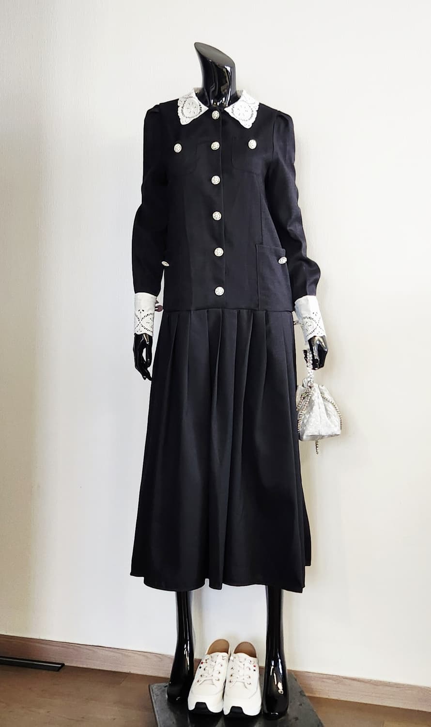 레이스넥 원피스  상품이미지2