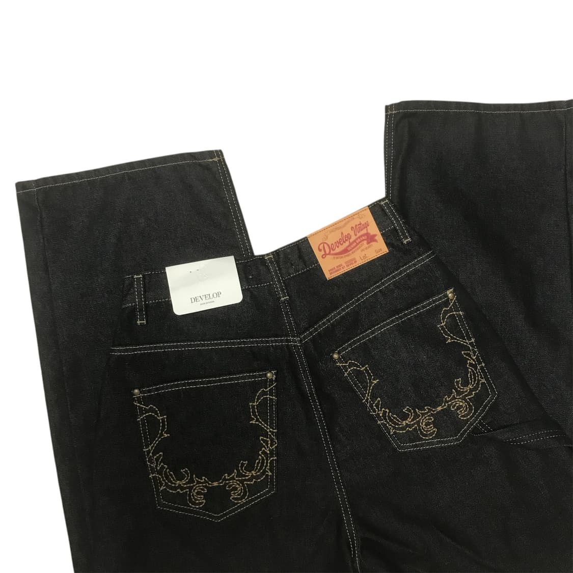 y2k Vintage 레터링 데님 상품이미지3