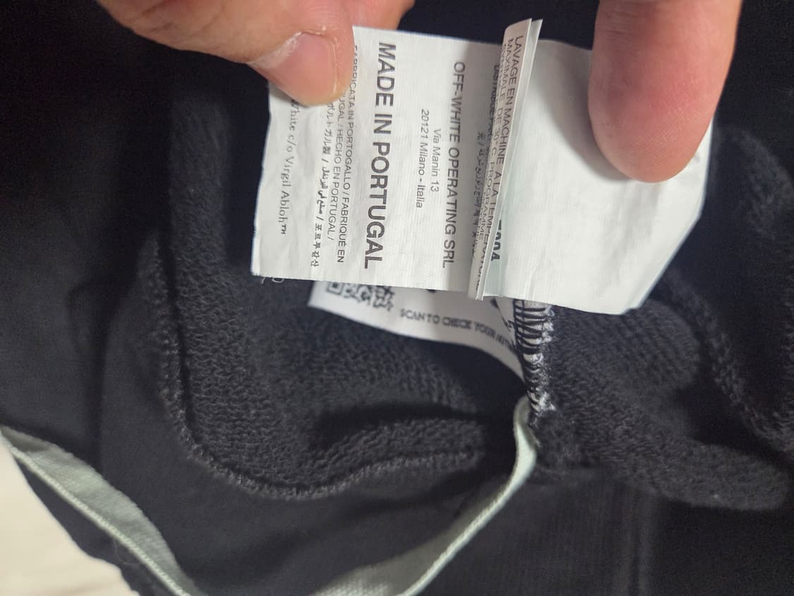 오프화이트 애로우 프린트 후드티 상품이미지8