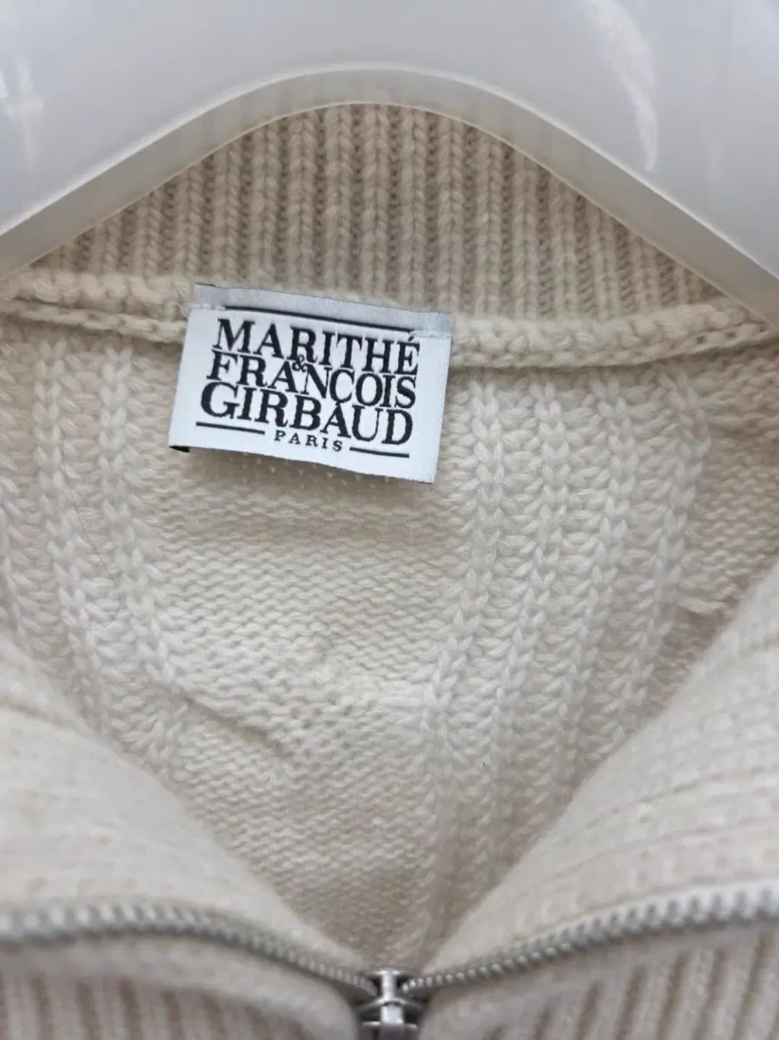 여성 os 마리떼프랑소와저버 울 캐시미어 혼방 니트 긴팔 상품이미지6