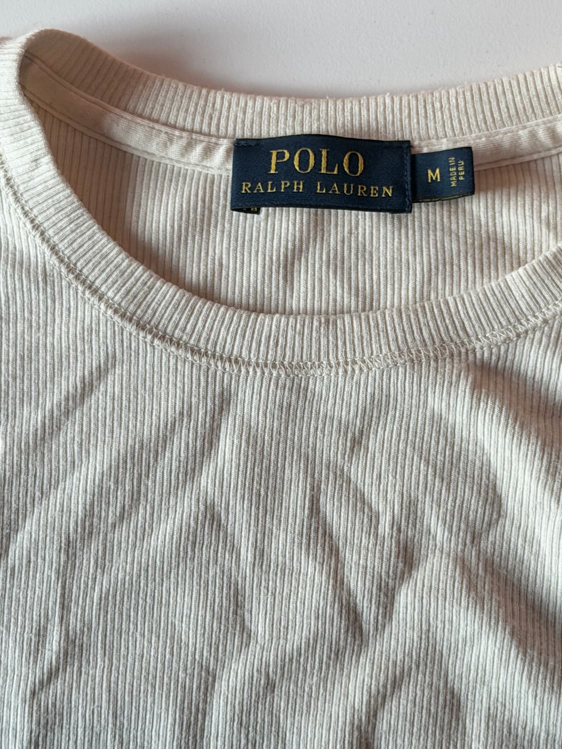 폴로 랄프로렌 골지 긴팔 티셔츠 여성 S ~ M 상품이미지2