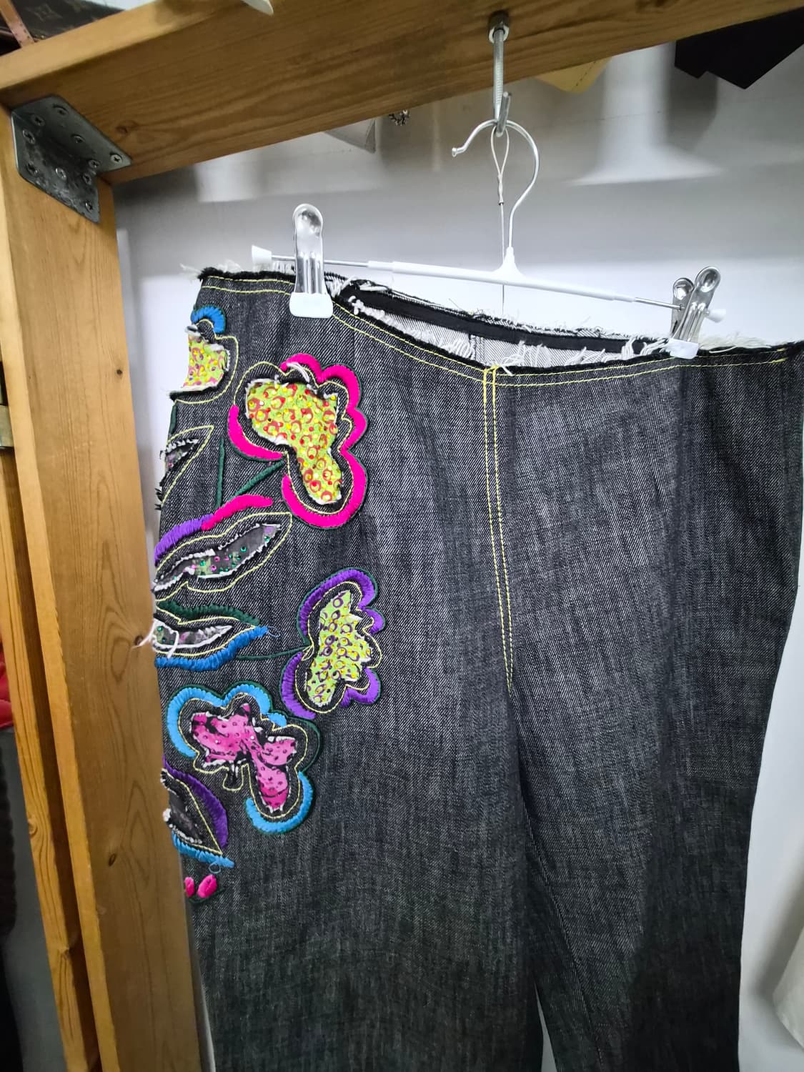 이태리제조정품 리미티드아이스버그 자수데님 상품이미지2