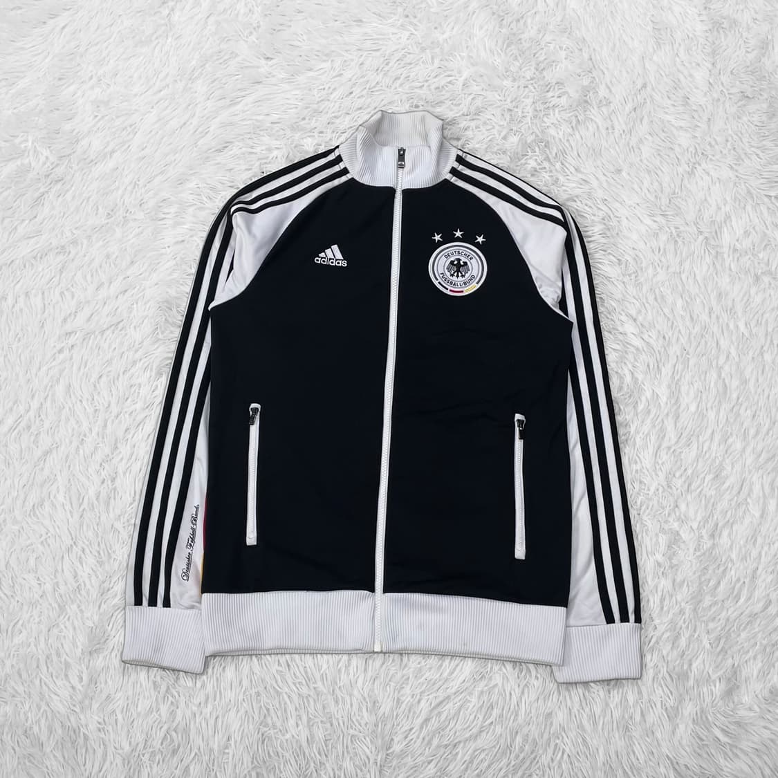 아디다스 독일 트랙탑 져지 화이트 블랙 상품이미지2