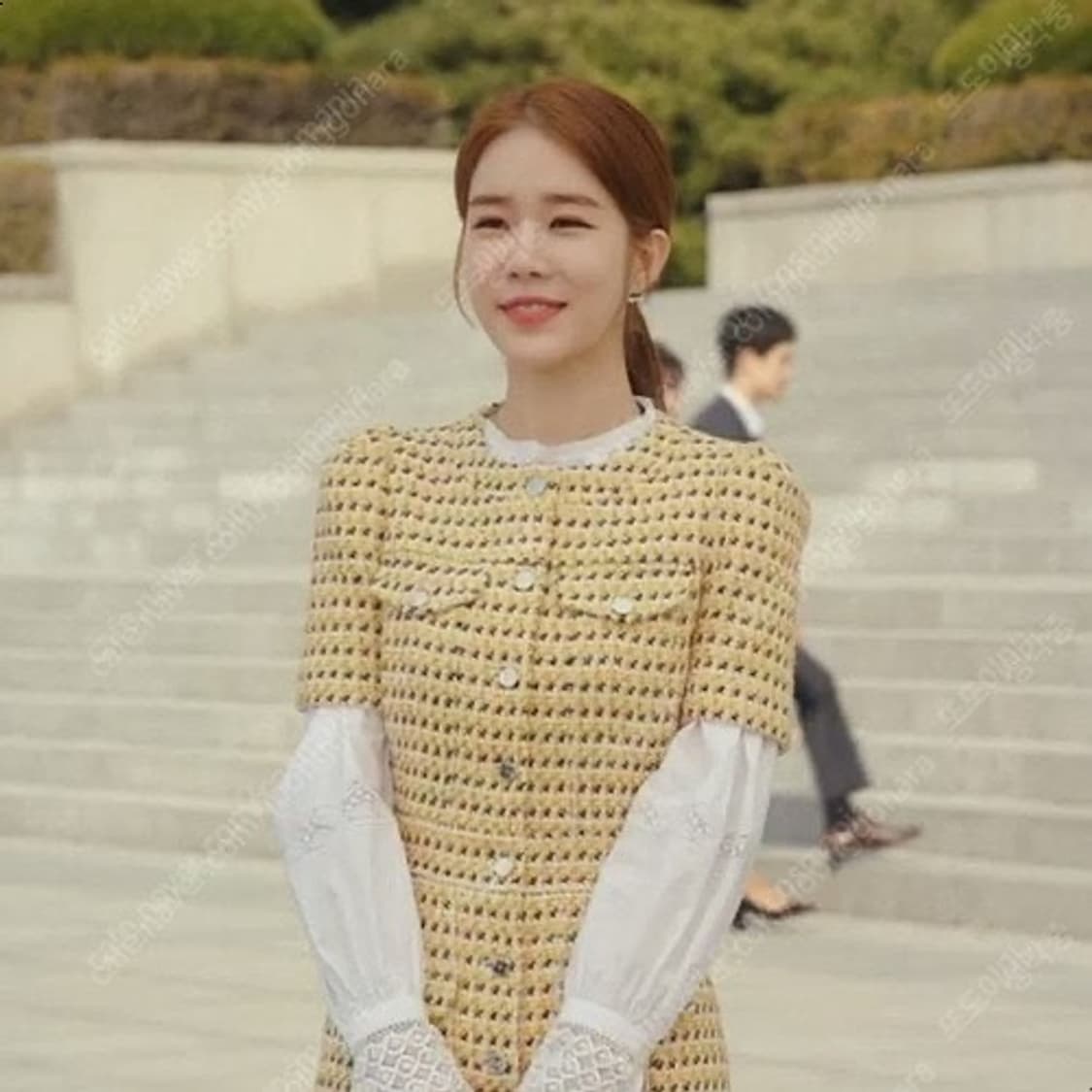 마쥬 maje 옐로우 트위드 원피스 상품이미지5