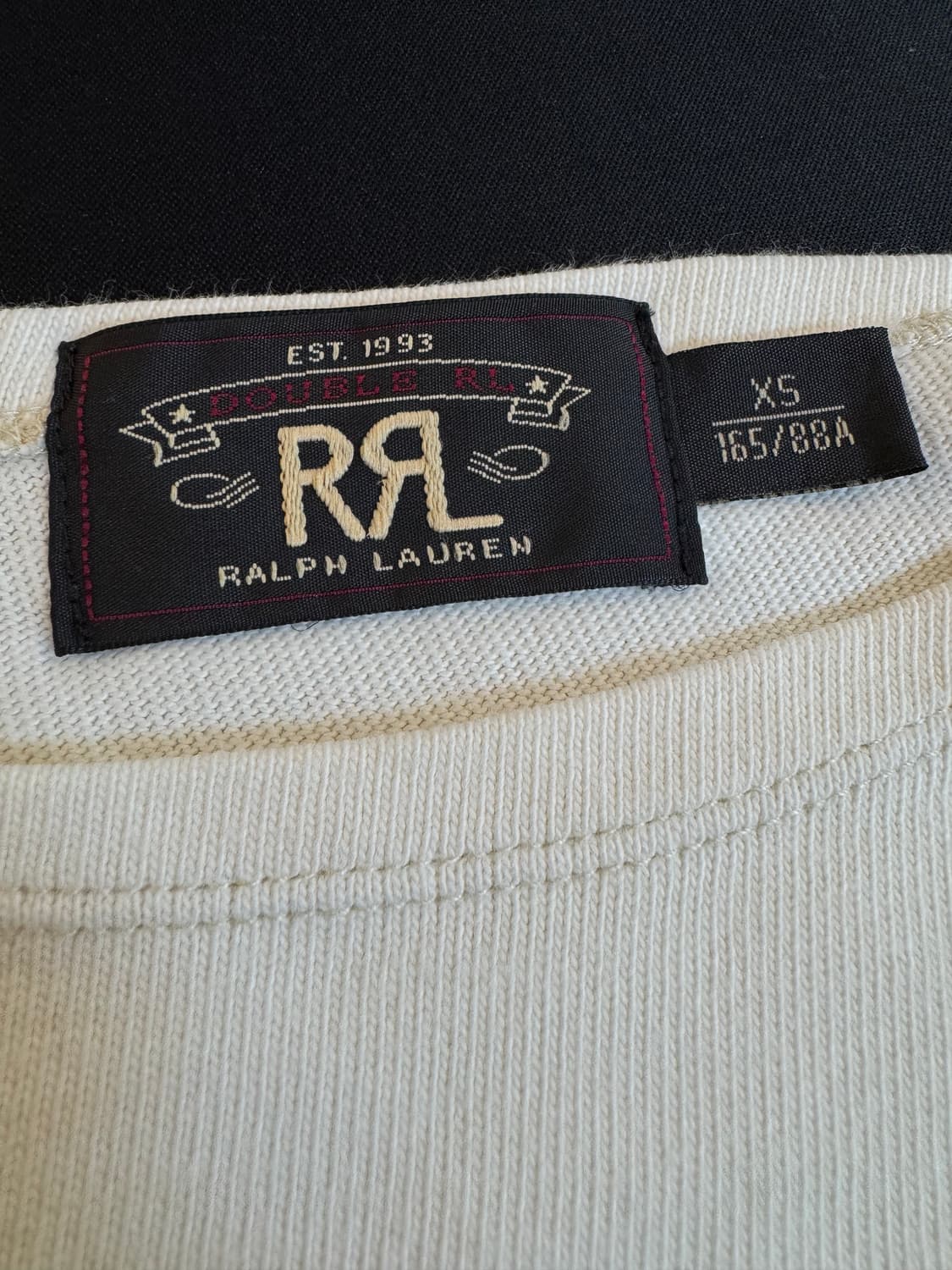 (XS)RRL 더블알엘 스트라이프 보트넥 바스크 셔츠 반팔티 상품이미지3