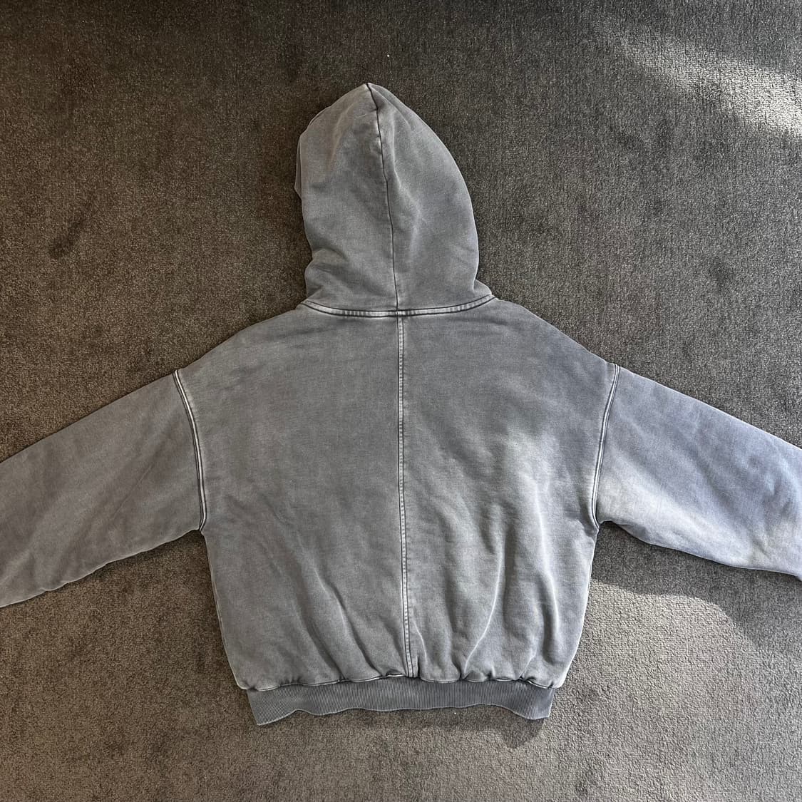 BLACKUP 워싱 후드 집업 상품이미지4