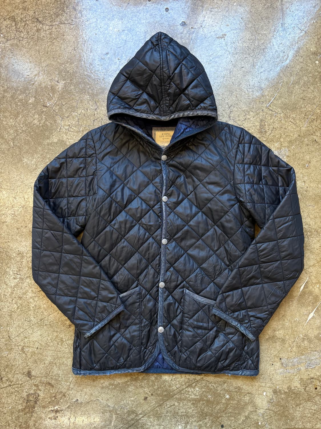 비밍 바이 빔즈 후드 퀼팅 재킷 상품이미지1