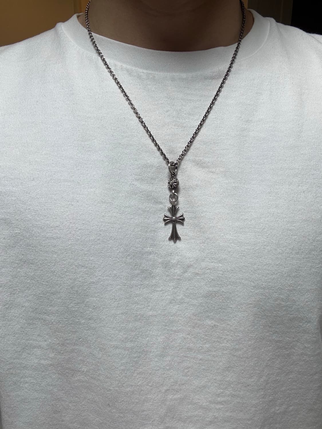 크롬하츠 원볼 타이니크로스 펜던트 목걸이 상품이미지9