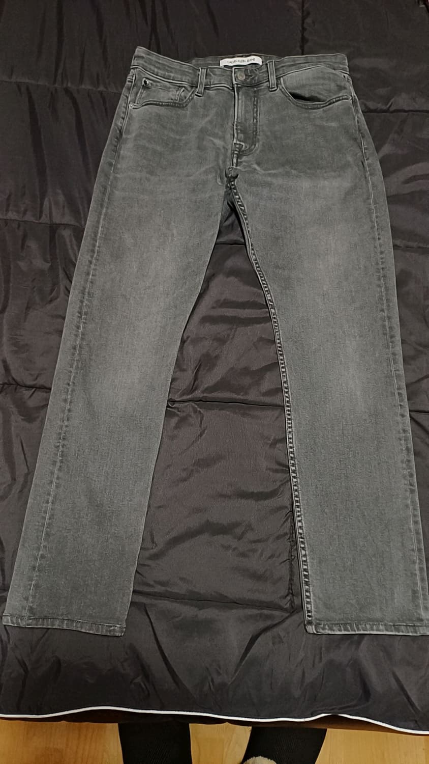 캘빈클라인 잘늘어나는스판 그레이진 30인치 기장97 상품이미지1