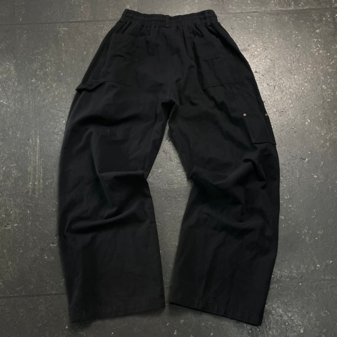 100 빈티지  더블니 와이드팬츠 상품이미지5