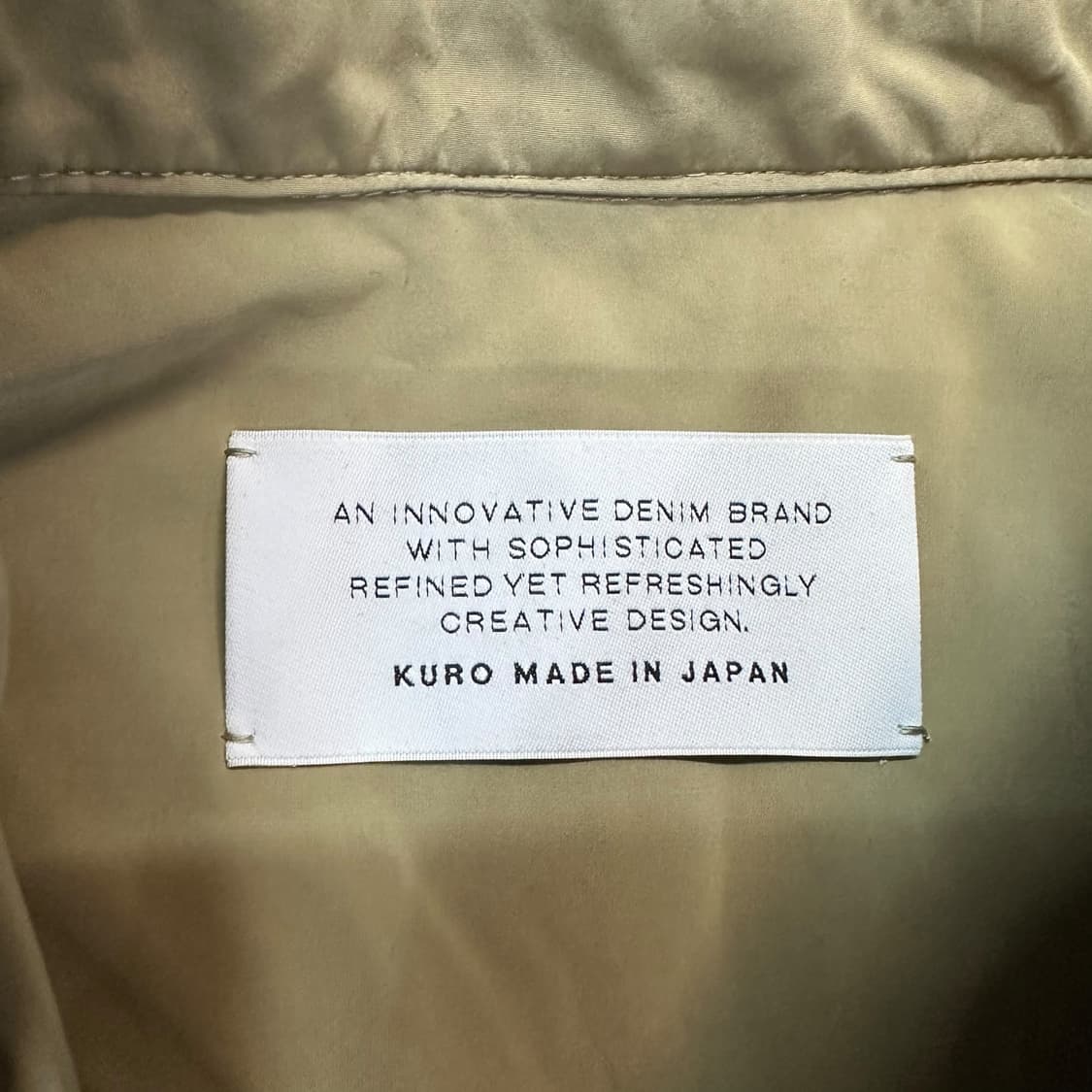 KURO 쿠로 우븐 자켓 상품이미지5