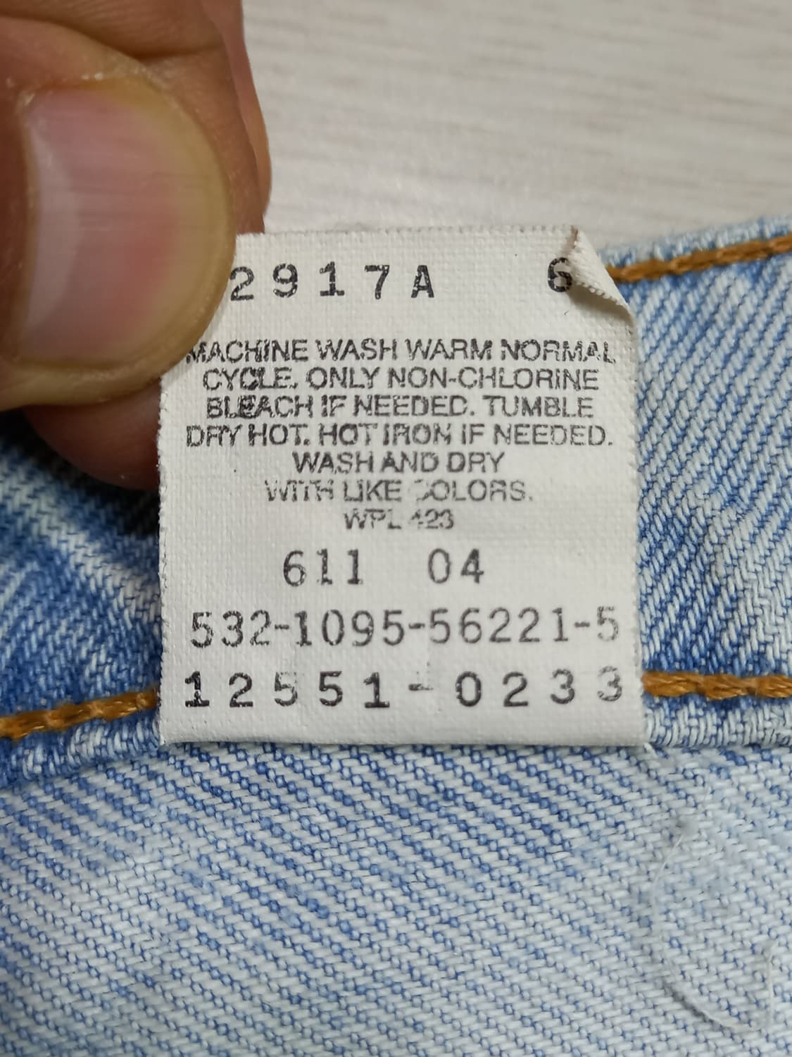 27 95's 리바이스551 USA RedPont 미니스커트 27-619 상품이미지7