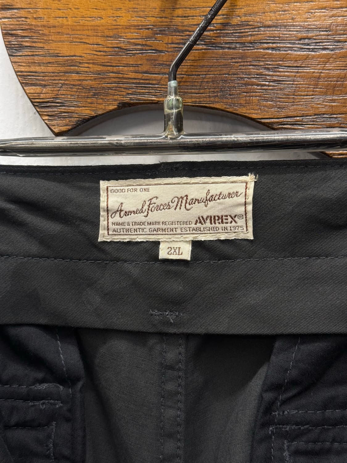 AVIREX Black Camo Tactical Cargo Pants 상품이미지6