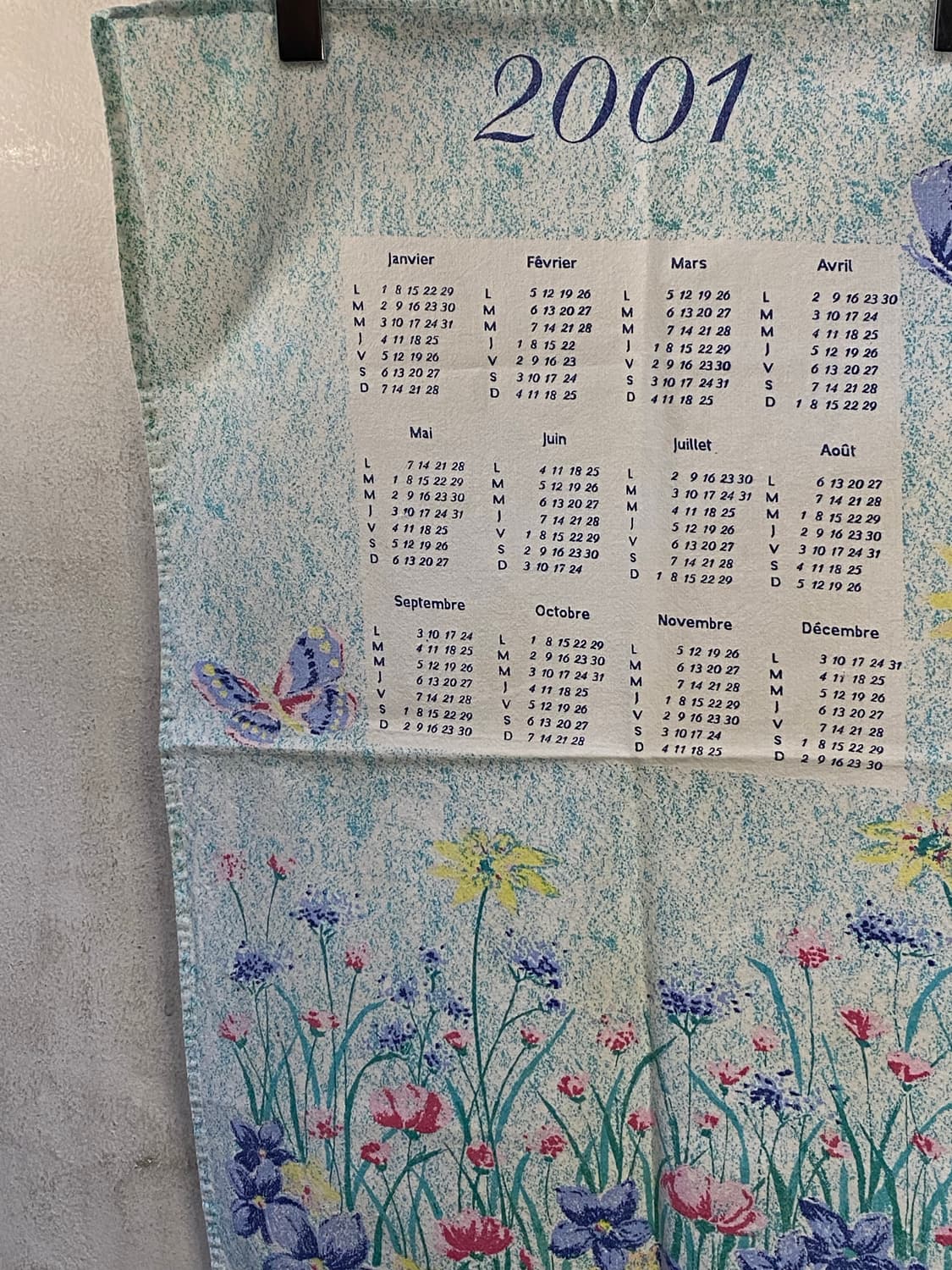 ☕️유럽 티타월 캘린더패브릭 상품이미지3